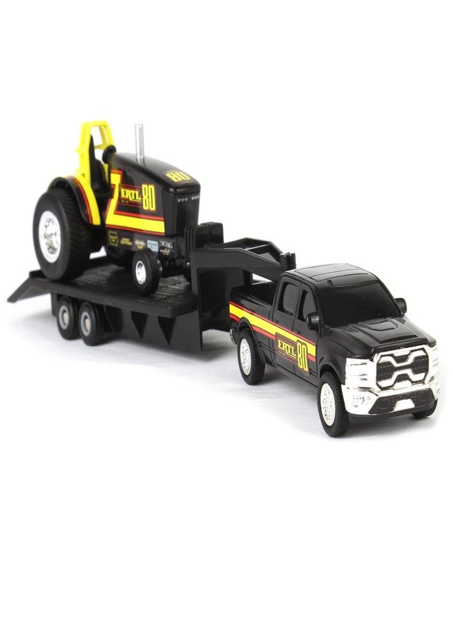 ERTL 1/64 80th Anniversary Pulling Tractor with Pickup Truck & Trailer 16516 - Image 3